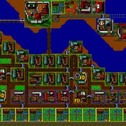 SimCity 1, srovnání Win3.11 a Win95 grafických setů