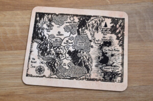 Retro podložka pod myš WOWMAP