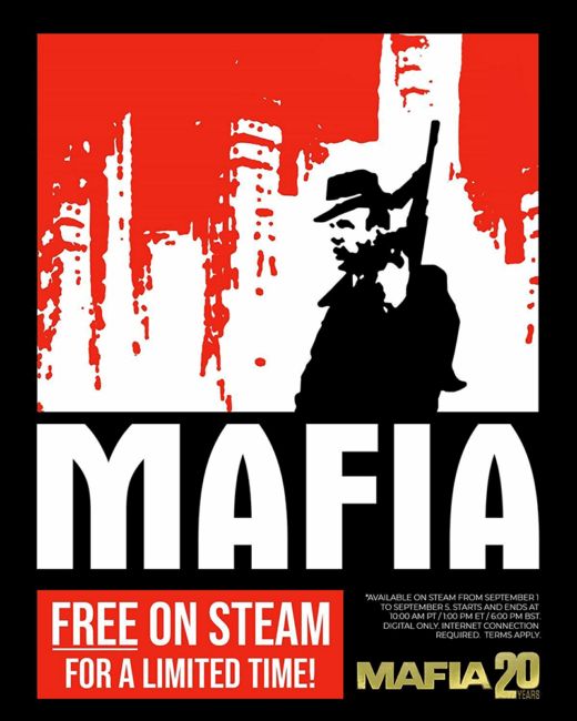 MAFIA zdarma na Steamu