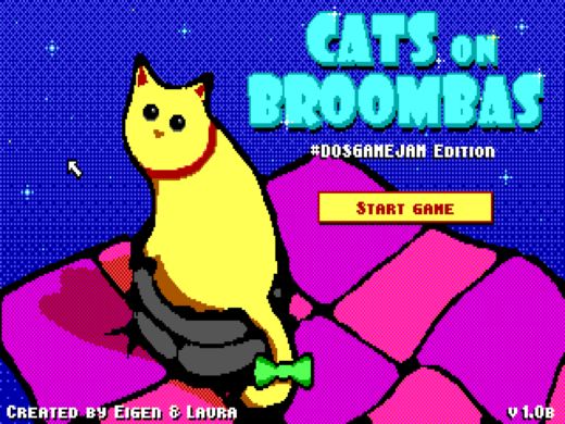 Cats on Broombas, EGA novinka pro DOS