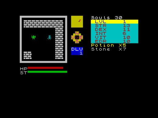 Dungeon & Souls, novinka pro ZX Spectrum