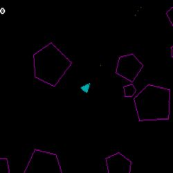 Nová hra pro DOS – DOSROCKS, jednoduchá variace na Asteroids