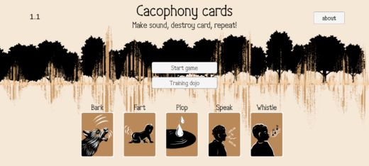 Cacophony cards, hříčka pro chvíle klidného rozjímání