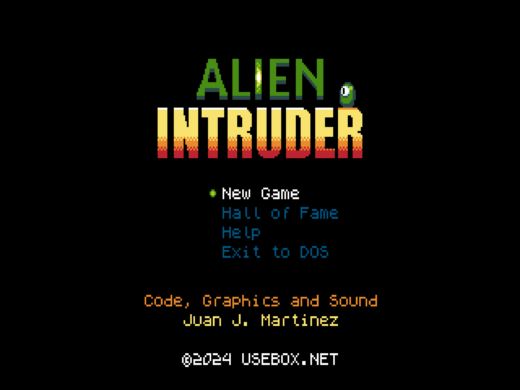 Alien Intruder, nová plošinovka pro DOS