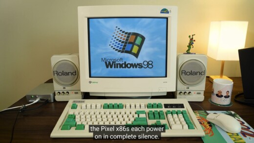 Pixel x86 zrecenzován na Youtube kanále LGR