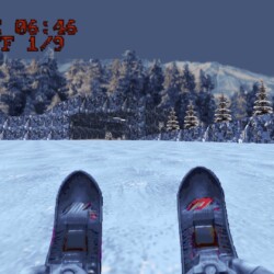 Skilander, simulátor lyžování postavený na enginu BUILD