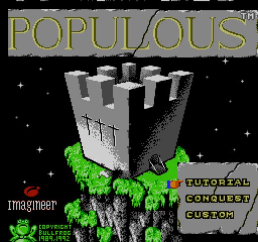 Ztraceno a nalezeno: Populous pro NES