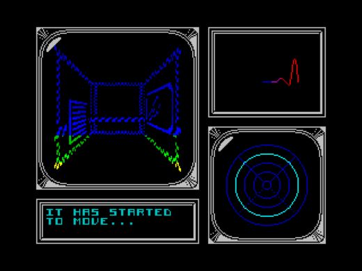 Xenomaze, atmosférická lekačka pro ZX Spectrum