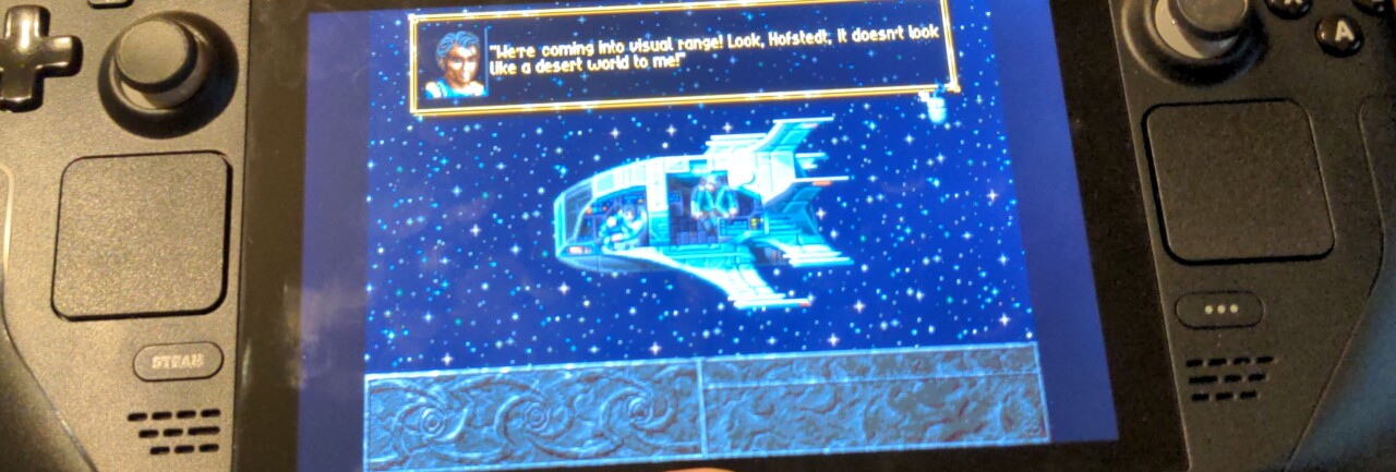 Hraní (nejen) starých her na Steam Decku