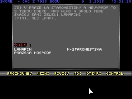 Pátrání: funkční verze DOS textovky Cheat (1992) + kdo je autorem textovky Lamafin?