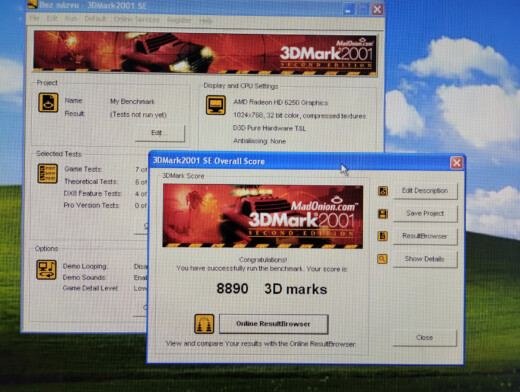 2x trhač pixelů pro WinXP: Dell D10DP vs HP T620