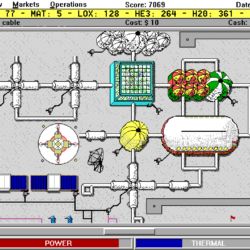 Moonbase / Lunar Commander, SimCity pokryté měsíčním prachem