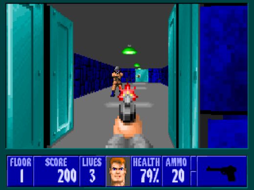 Wolfenmaus, WASD ovládání pro Wolfenstein 3D díky zapomenuté podpoře pro VR helmy