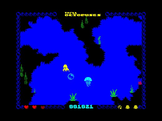 Three Octopuses, mořské plody v akci (ZX Spectrum)