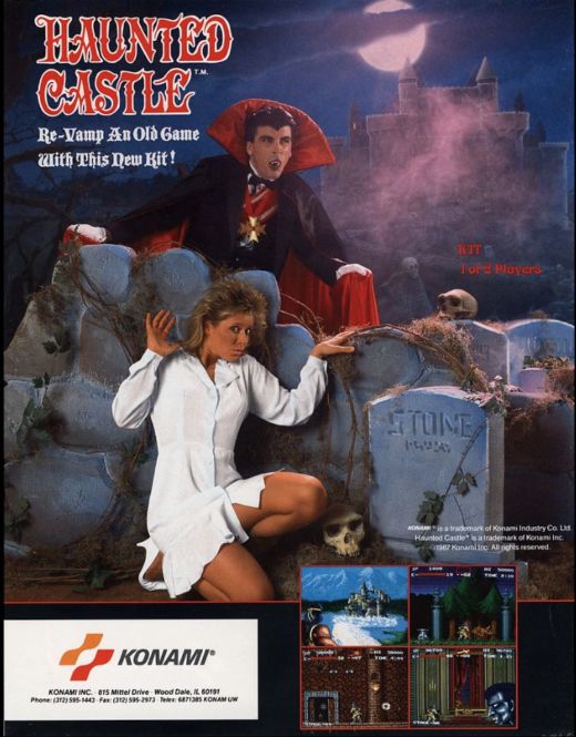 Haunted Castle – overkill Castlevania pro hrací automaty