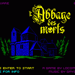 Retro ZX Spectrum hopsačka L'Abbaye des Morts zdarma