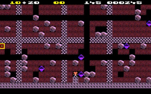 Zahrajte Bouldeurdache, Boulder Dash remake v Unity