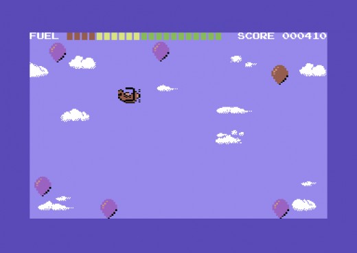 Captain Cloudberry – Episode IV: Helium, letecká akce pro Commodore 64