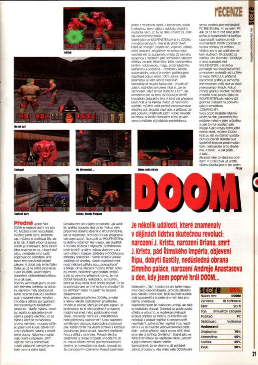 Doom – sken recenze ze Score č.3