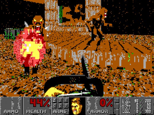 Doom v EGA grafice