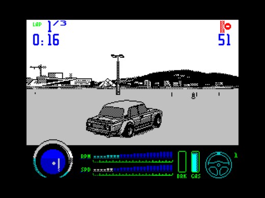 Drift! Závodní novinka pro ZX Spectrum (a nálož dalších povedených her)