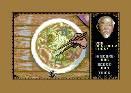 Drunken Chopsticks, mucholovná novinka pro C64