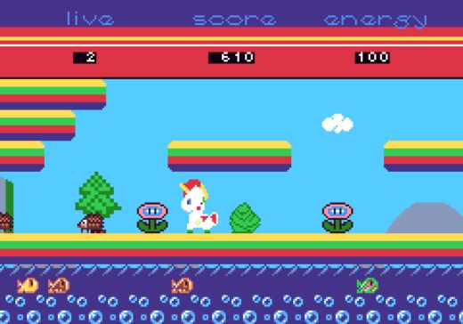 Elfie the Unicorn, nová hopsačka pro Amigu