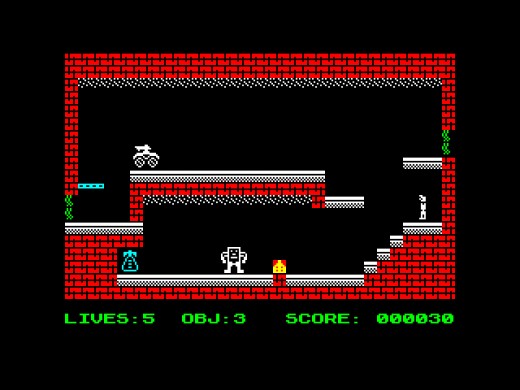 The Treasure of Lumos, nová hopsačka pro ZX Spectrum