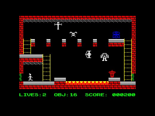 The Treasure of Lumos, nová hopsačka pro ZX Spectrum