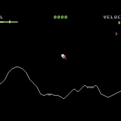 Lunar Lander – the Eagle has landed… ale kur*afix! (C64)