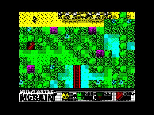 Wolfcastle McBain, akční novinka pro ZX Spectrum