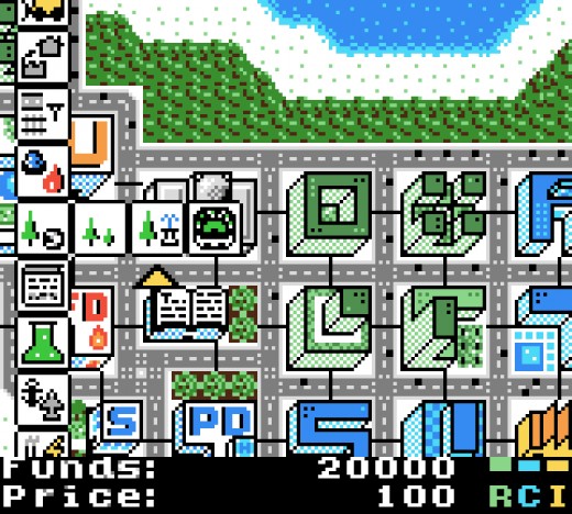 µCity – SimCity na cesty (GBC)