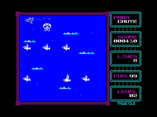 Parachute, klasikou inspirovaná novinka pro ZX Spectrum