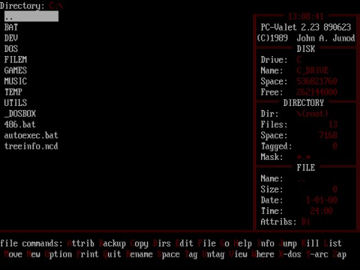 Obrazem: 24 správců souborů pro DOS
