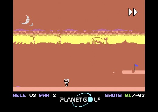 Planet Golf, nejnudnější sport na světě trochu jinak (C64)