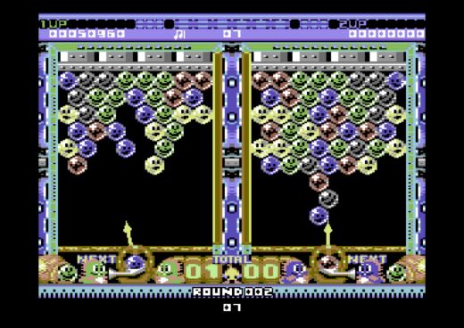 Nový port Puzzle Bobble pro Commodore 64