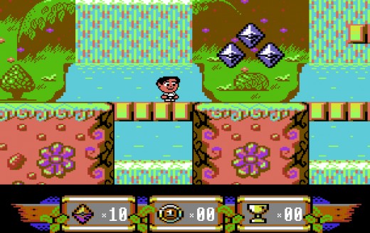 Sam’s Journey, pestrobarevná hopsačka pro Commodore 64