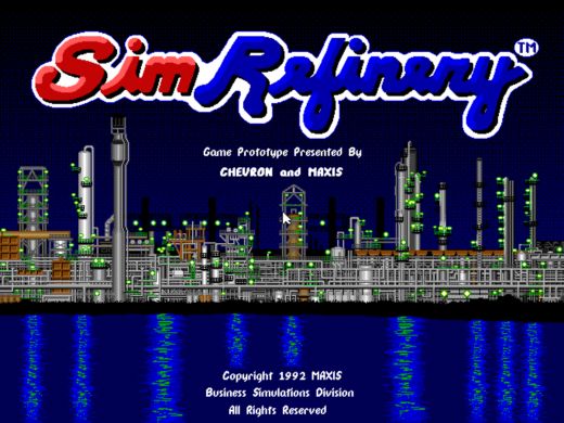 SimRefinery, ztracená hra od studia Maxis zachráněna
