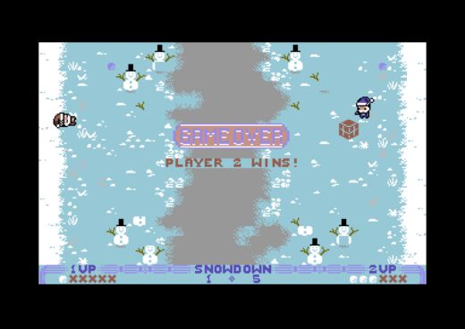 Snowdown, vánoční přestřelka pro C64