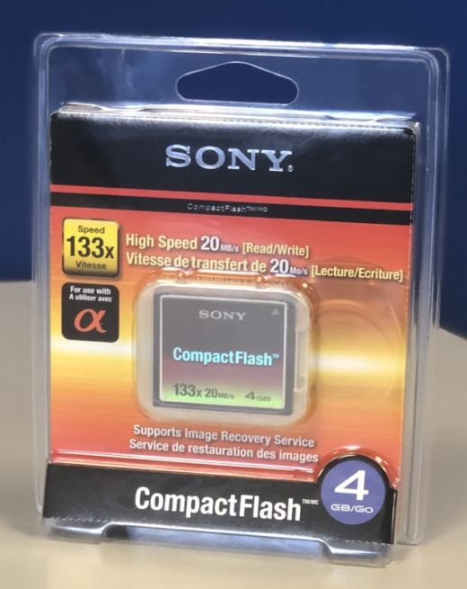 TIP na nákup: 4GB CompactFlash za 79 Kč