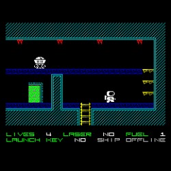 Space Escape, akčně hádanková novinka pro ZX Spectrum