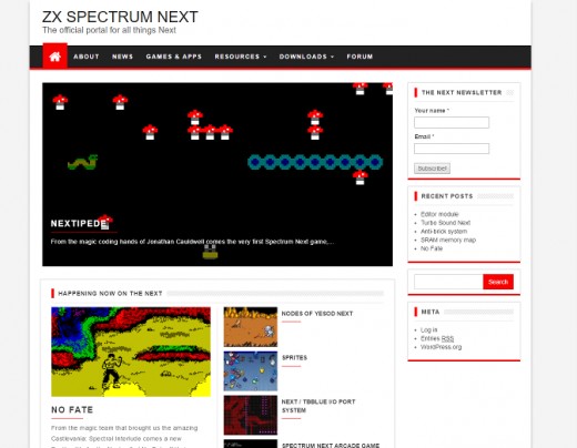 Spuštěn oficiální portál pro ZX Spectrum Next