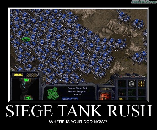 Starcraft Siege Tank Rush