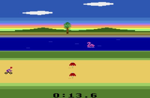 Tyre Trax, jízda na kole pro Atari 2600