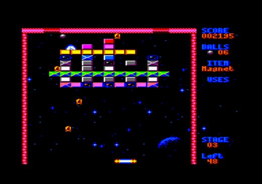Wrecking Ball, nový arkanoid pro Amstrad CPC